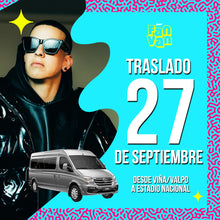 Cargar imagen en el visor de la galería, Traslado ida y vuelta para Concierto DADDY YANKEE / 27 de septiembre