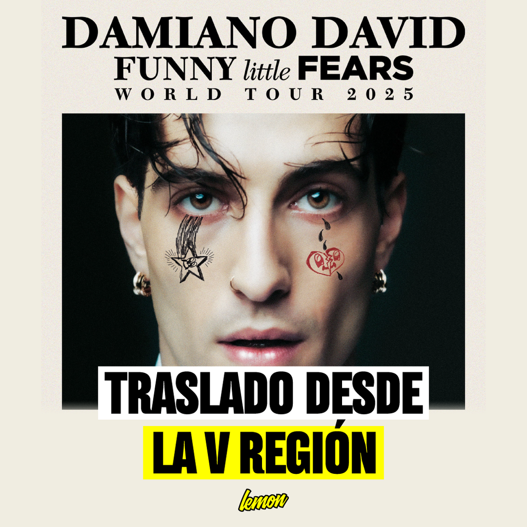 Traslado ida y vuelta para DAMIANO DAVID / 9 de Noviembre