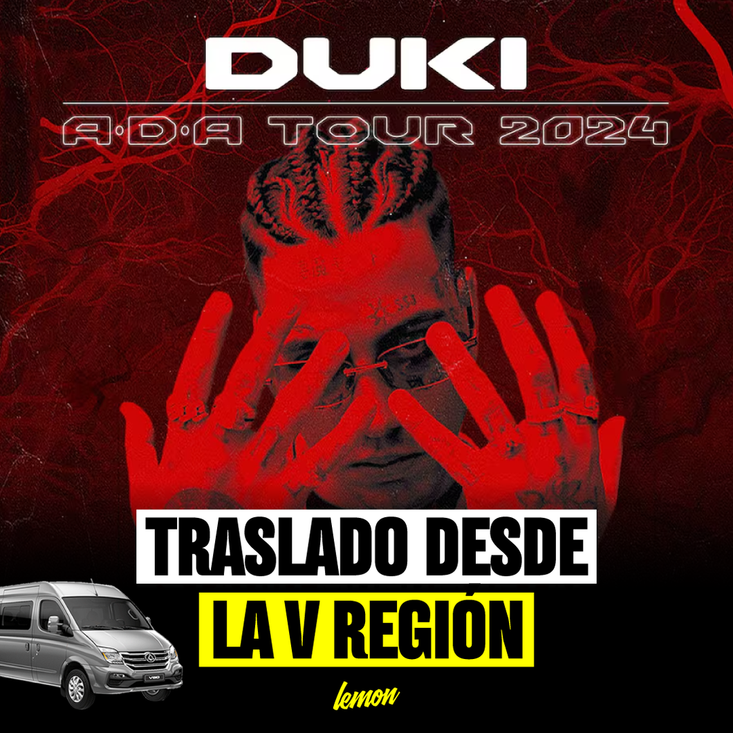 Traslado ida y vuelta para DUKI / 15 de noviembre