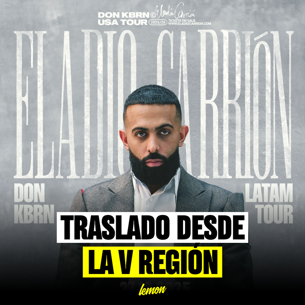 Traslado ida y vuelta para ELADIO CARRIÓN / 27 de Octubre