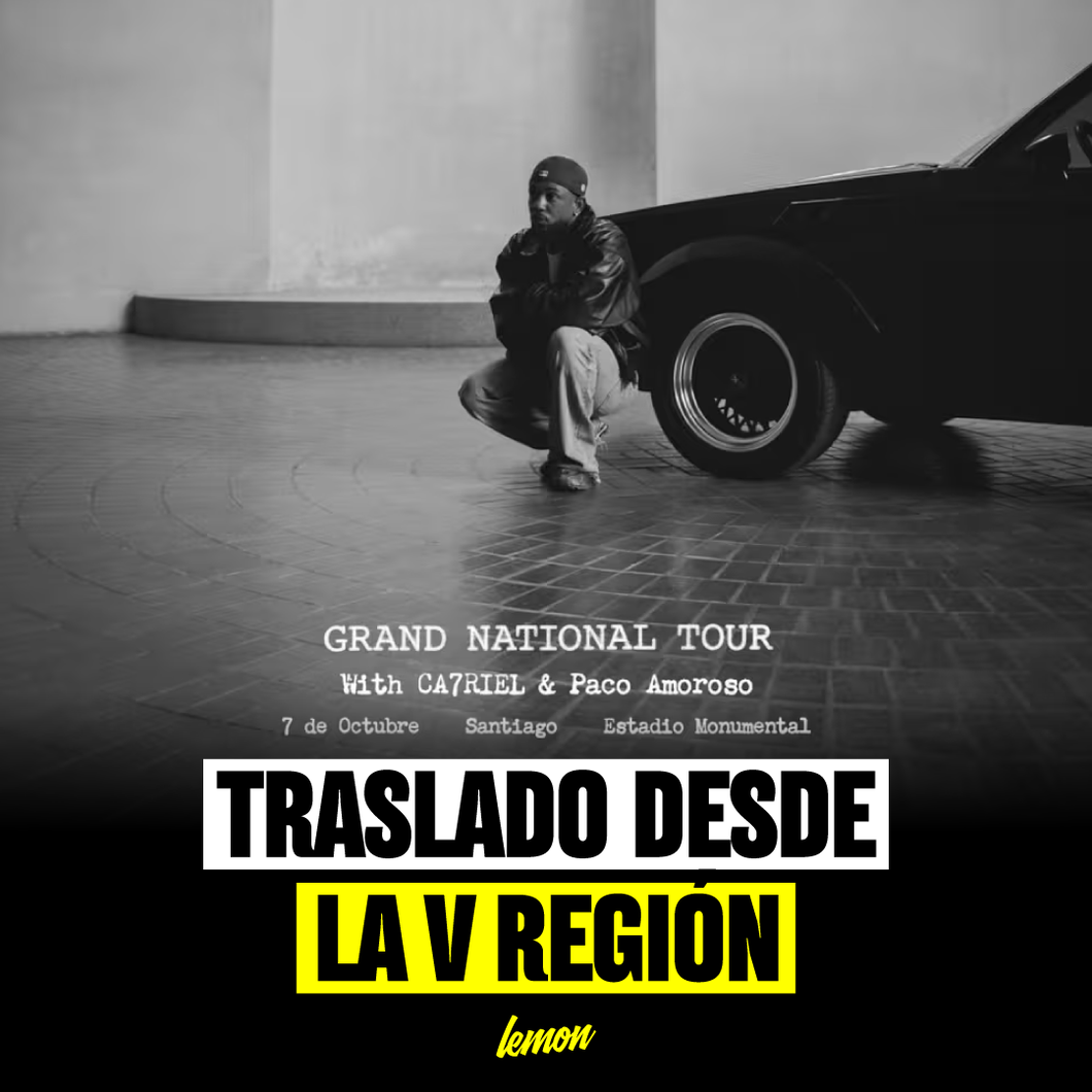 Traslado ida y vuelta para KENDRICK LAMAR / 7 de Octubre