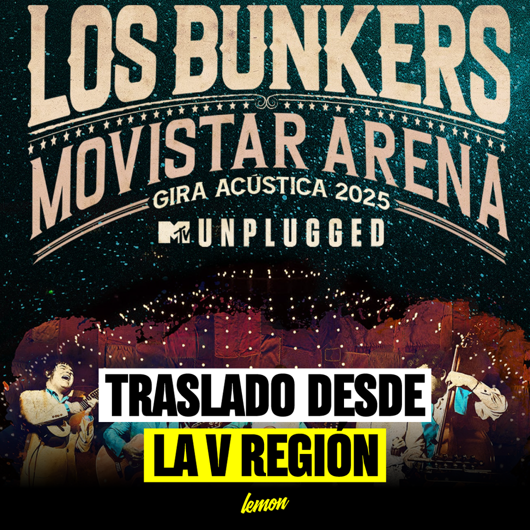 Traslado ida y vuelta para LOS BUNKERS / 7 y 8 de Noviembre