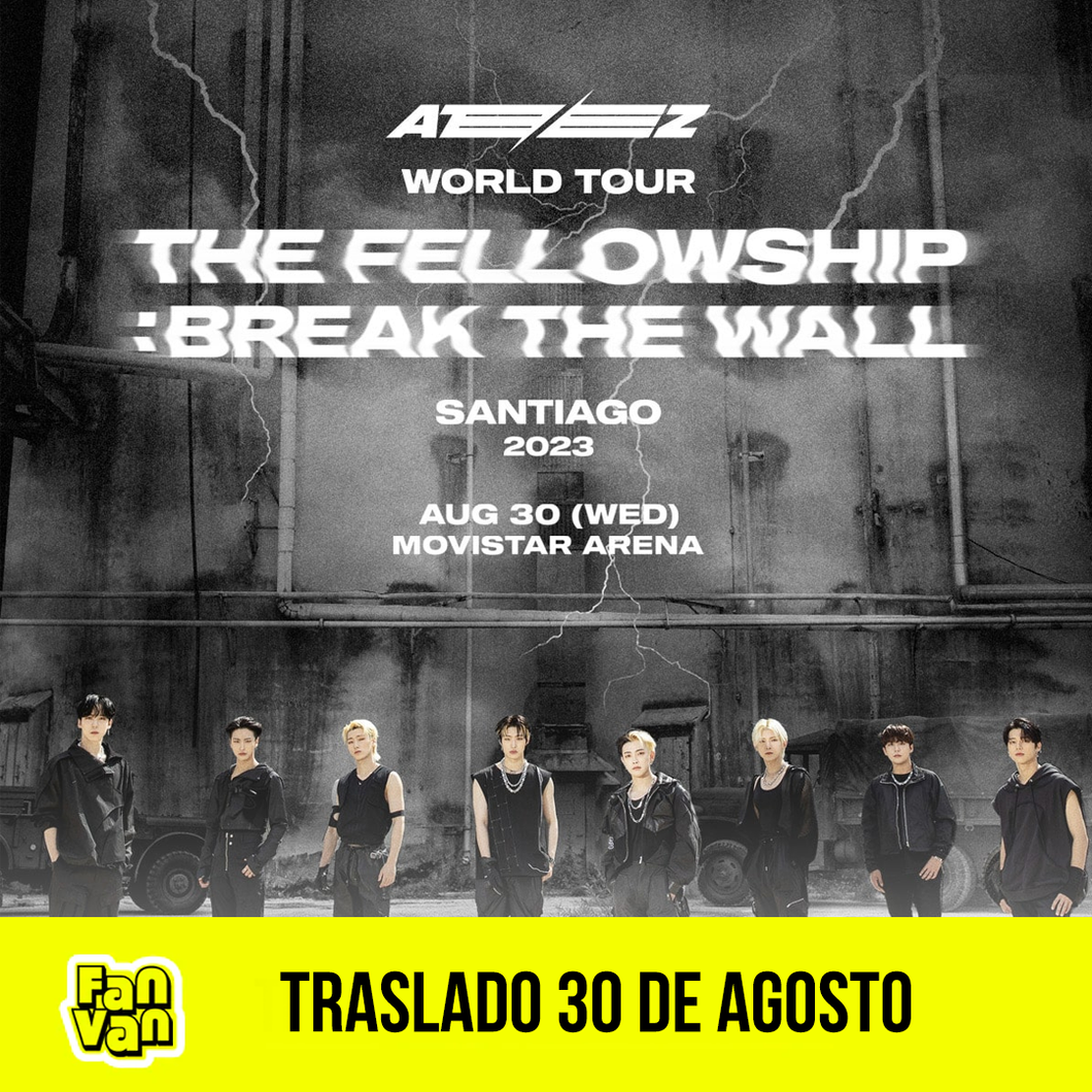 Traslado ida y vuelta para ATEEZ / 30 de agosto