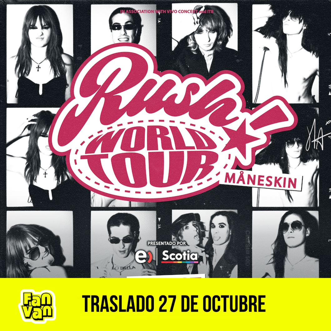 Traslado ida y vuelta para MANESKIN / 27 de octubre