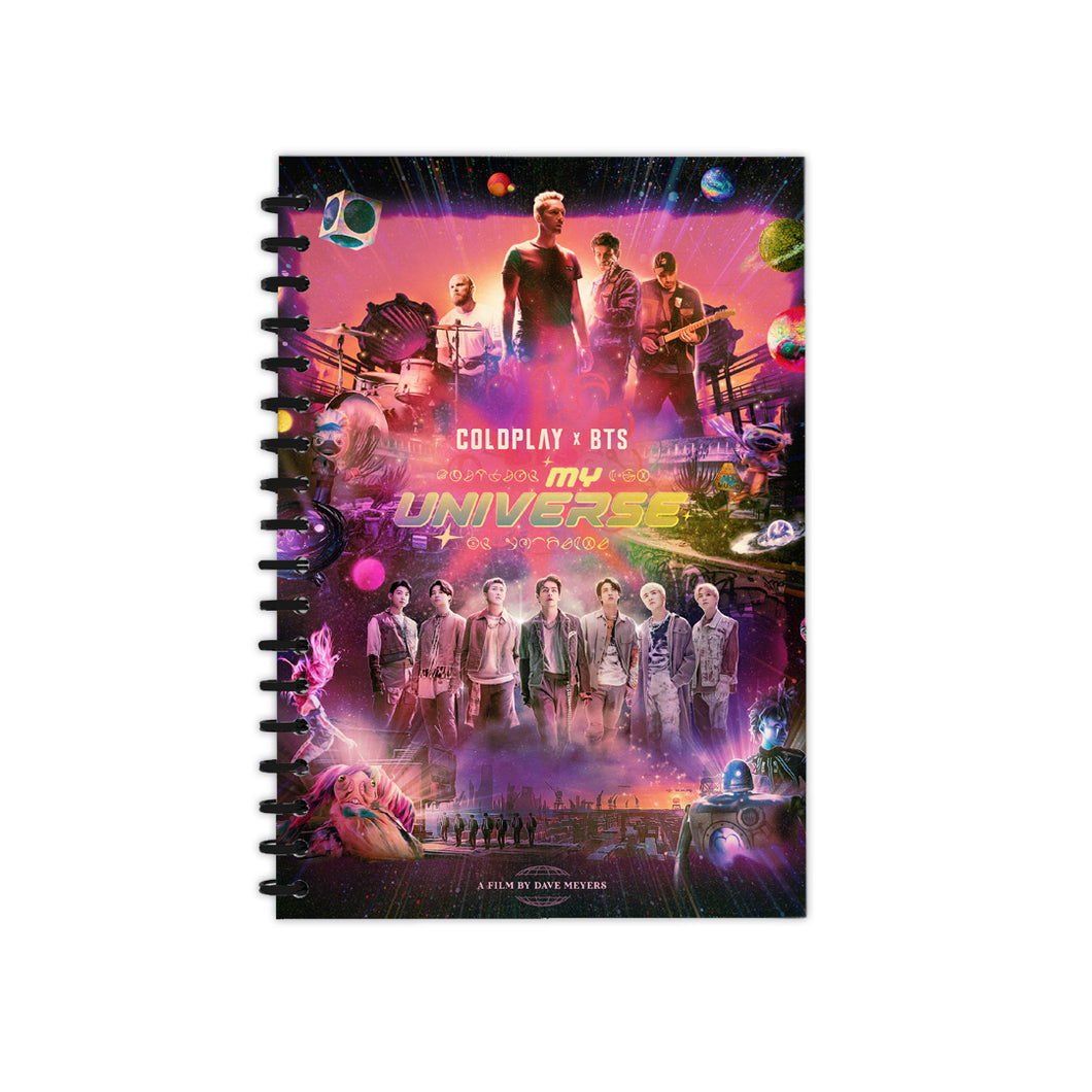 Cuaderno Universitario Coldplay x BTS
