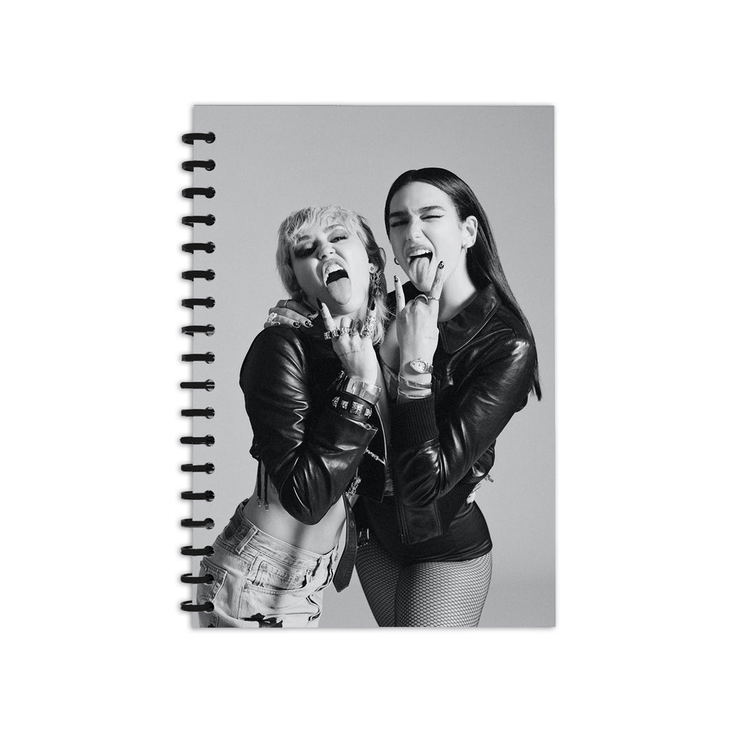 Cuaderno Universitario Miley Cyrus y Dua Lipa