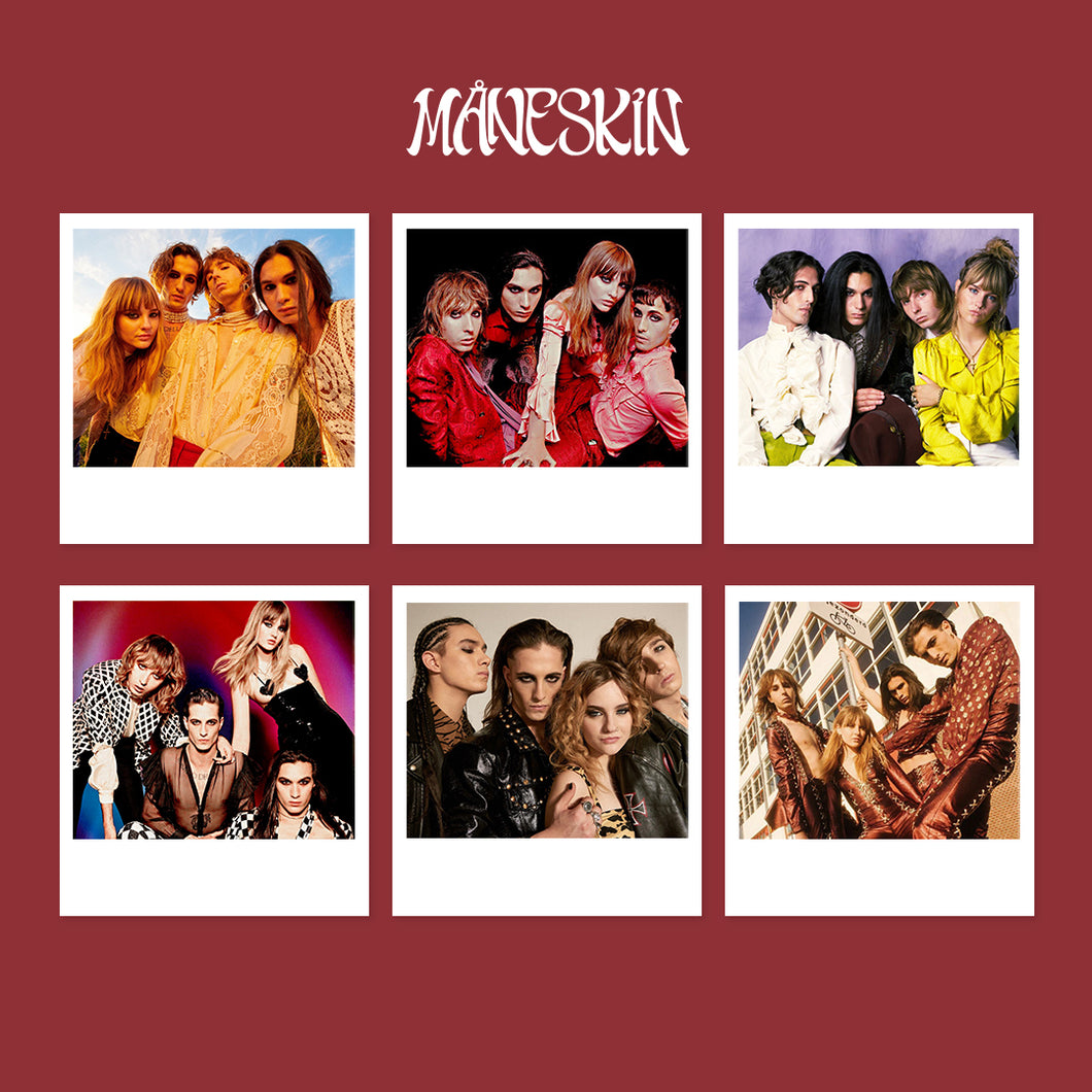 Set 6 Polaroids - Maneskin
