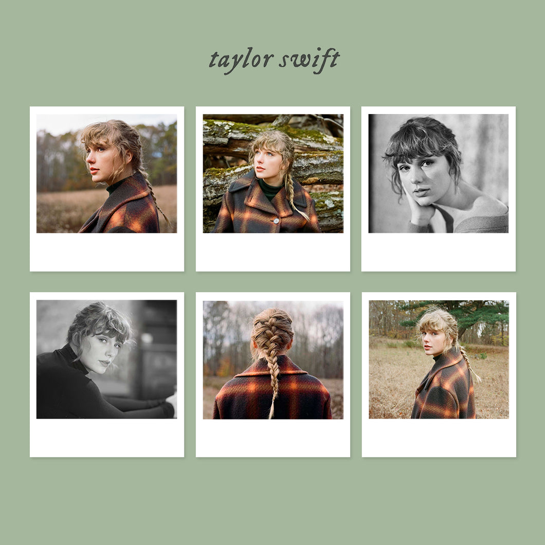 Set 6 Polaroids - Taylor Swift, Evermore