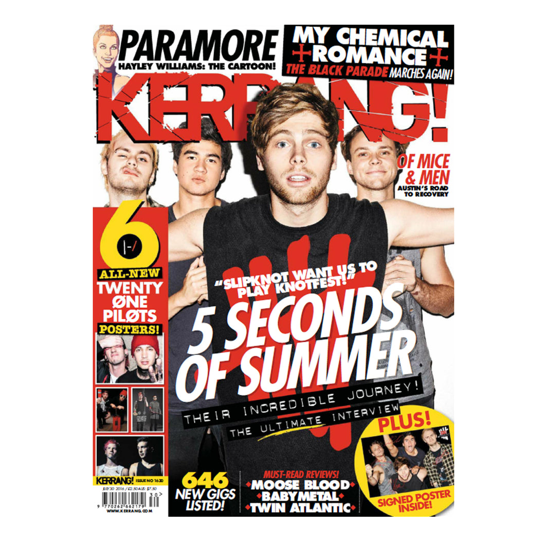 Revista Digital - 5 Seconds of Summer, Kerrang!