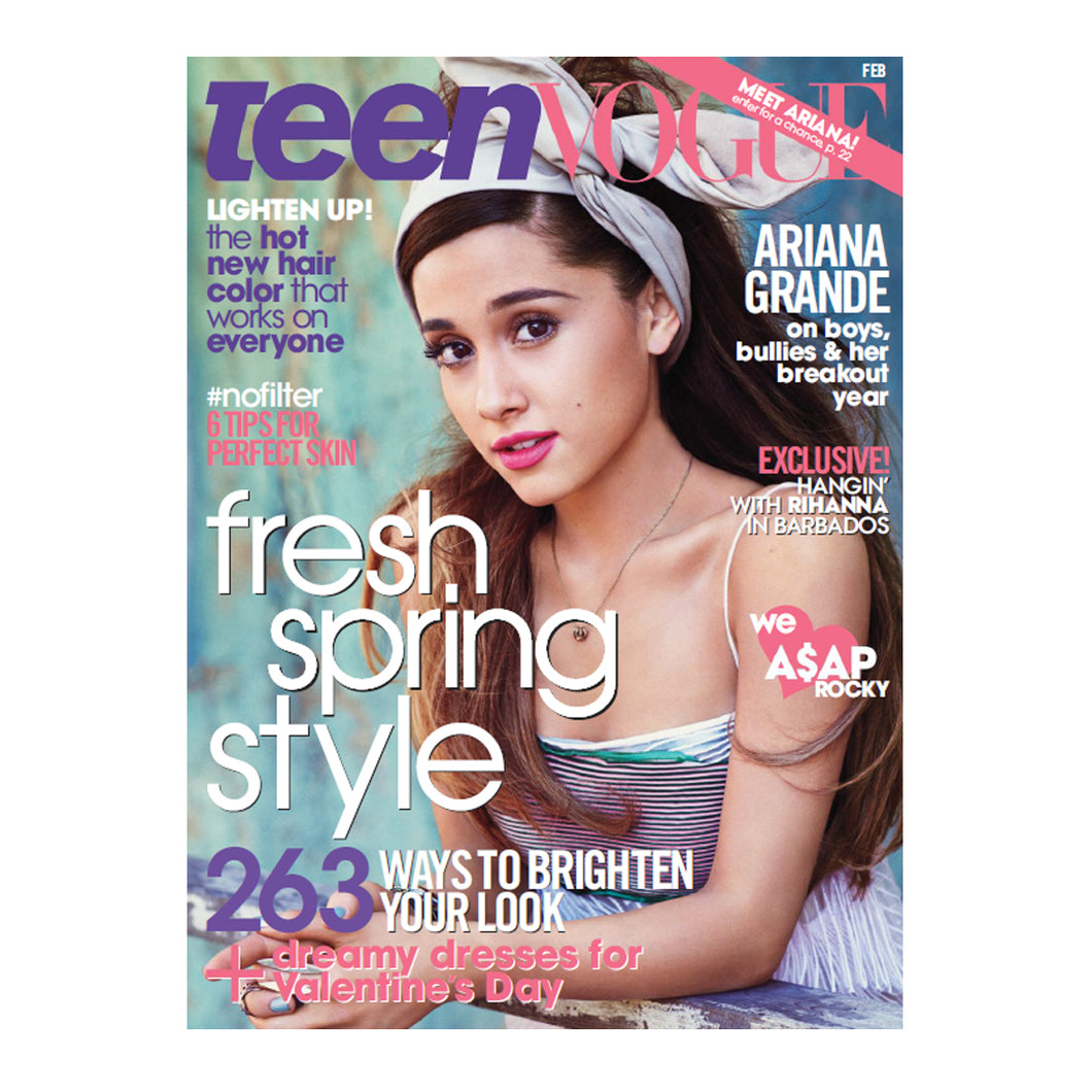 Revista Digital - Ariana Grande, Teen VOGUE